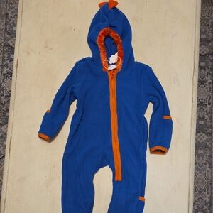 PatPat Blue and Orange Kids Footie